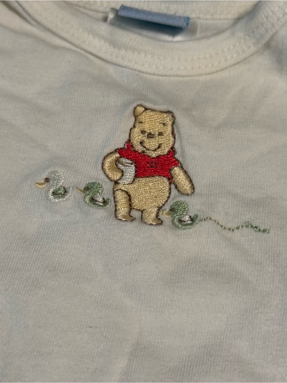 Baby vintage Winnie the Pooh sleeper gown - Picture 2 of 4